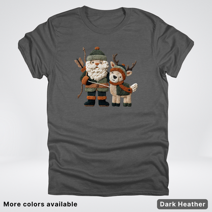 Hook Yard Faux Woodland Christmas Duo - T-Shirt