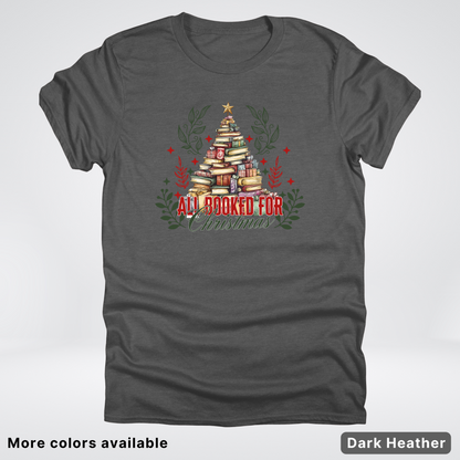 All Booked For Christmas - T-Shirt