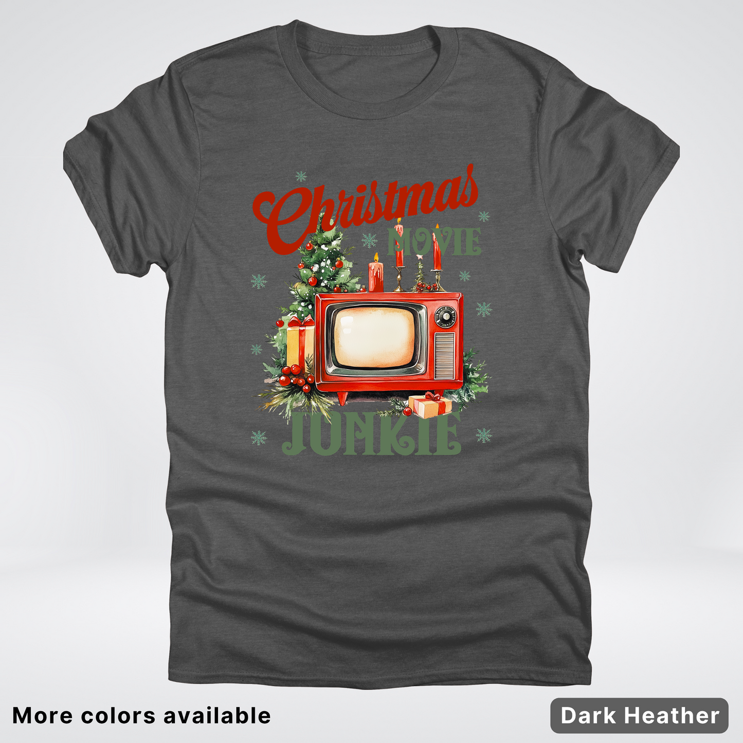 Vintage Christmas Movie Lover - T-Shirt