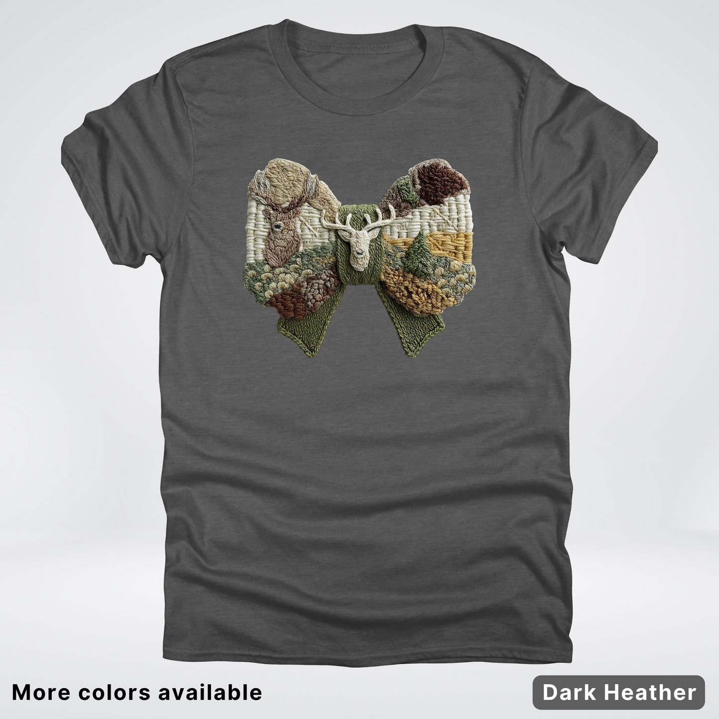 Rocking Horse Holiday Bow – Hook Yard Faux Look - T-Shirt