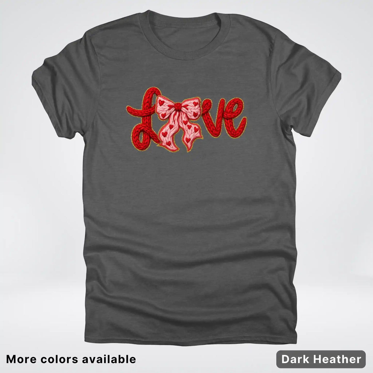 Love Bow Hook Yard Faux - T-Shirt