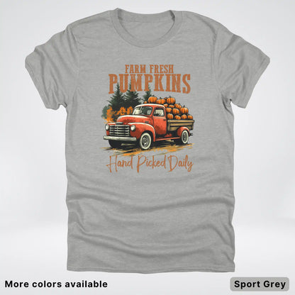 Farm Fresh Pumpkins Hand Picked Daily T-Shirt