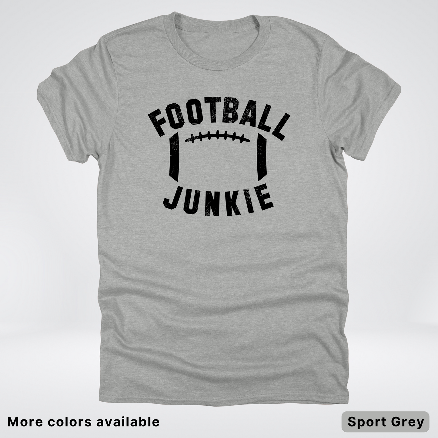 Football Junkie – Black Design - T-Shirt