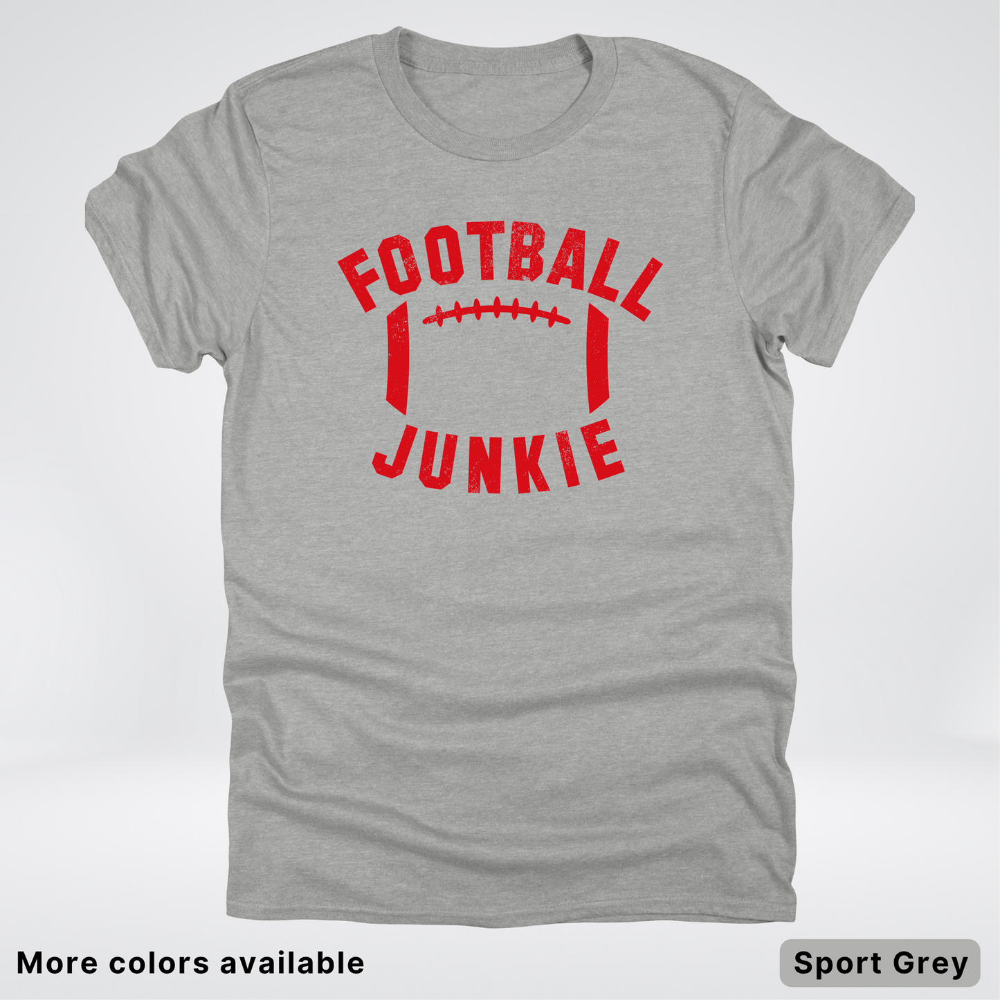 Football Junkie – Red Design - T-Shirt