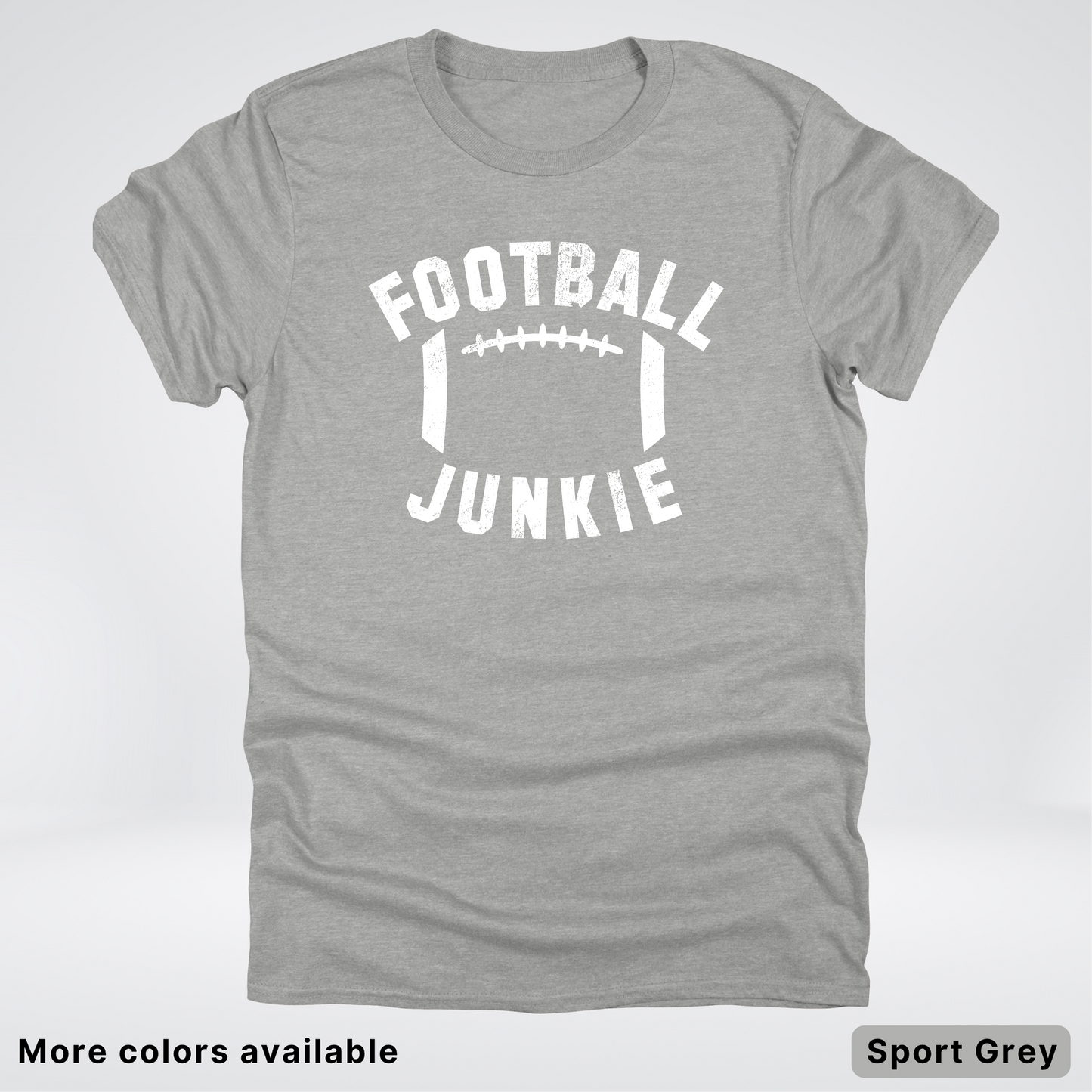 Football Junkie – White Design - T-Shirt