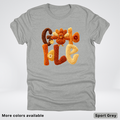 Gobble Crochet Turkey - T-Shirts