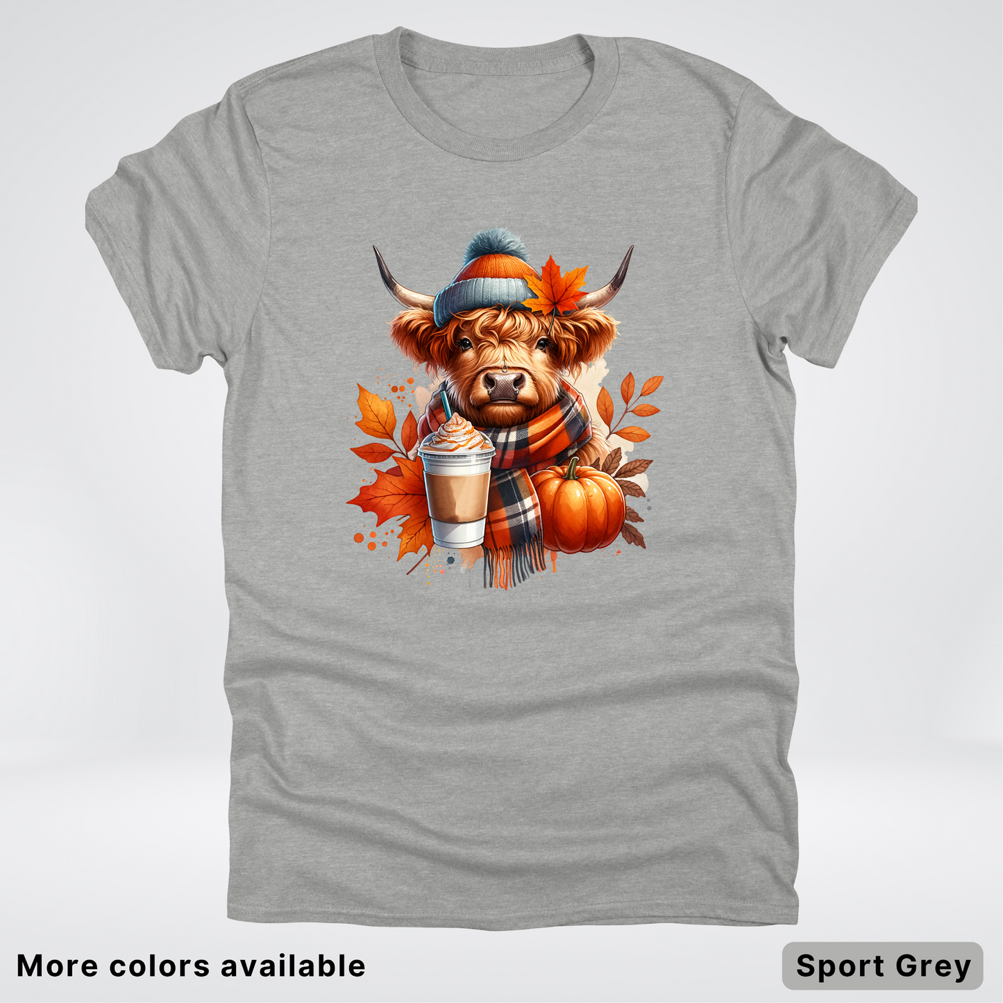 Fall Cow Cold Brew Coffee Pumpkin - T-Shirt