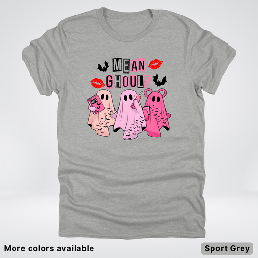 Mean Ghouls Pink Ghosts - T-Shirt