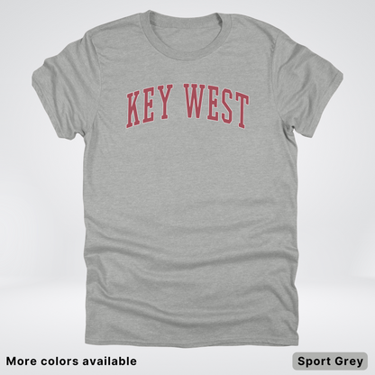 Key West Destination - Red Design - T-Shirt