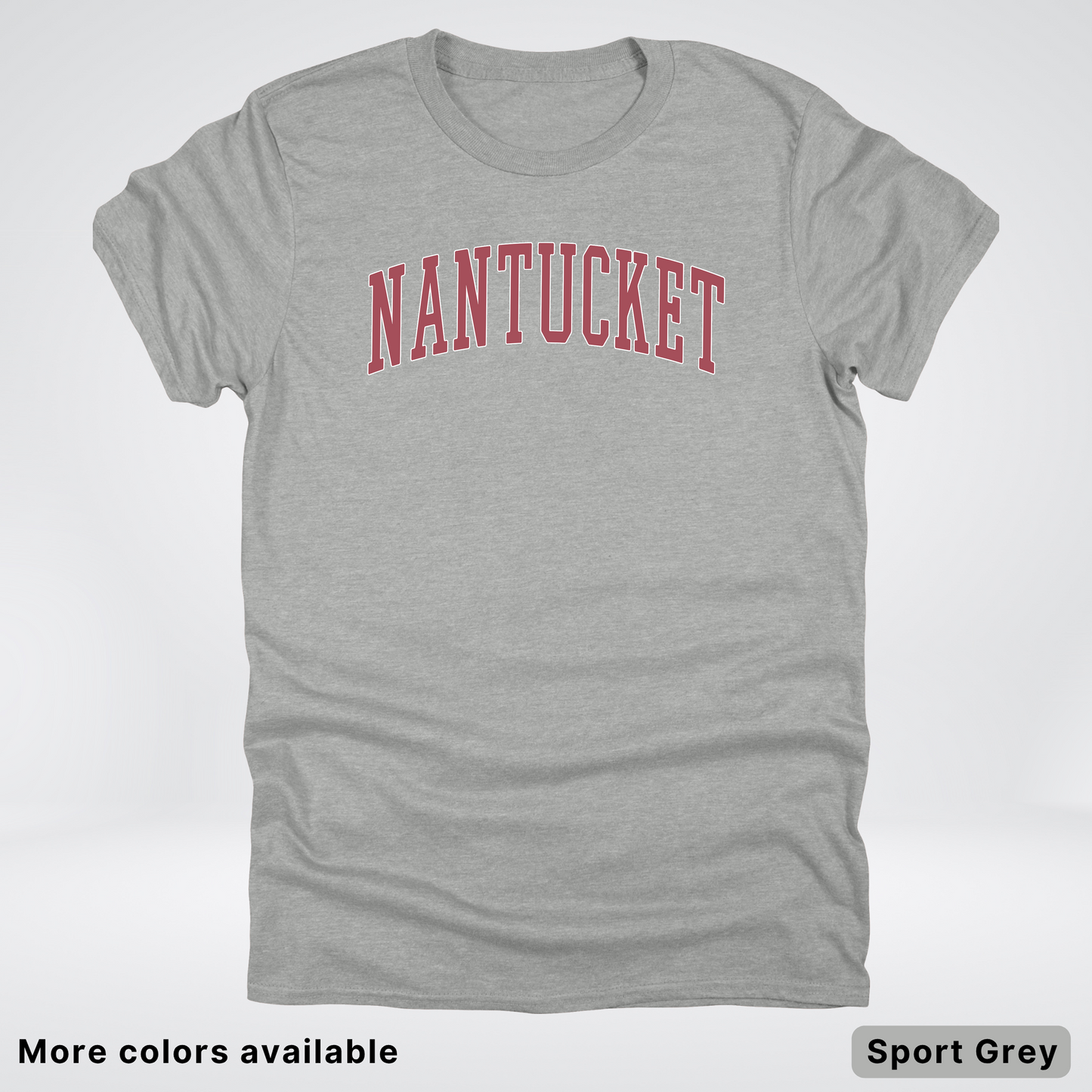 Nantucket Destination - Red Design - T-Shirt