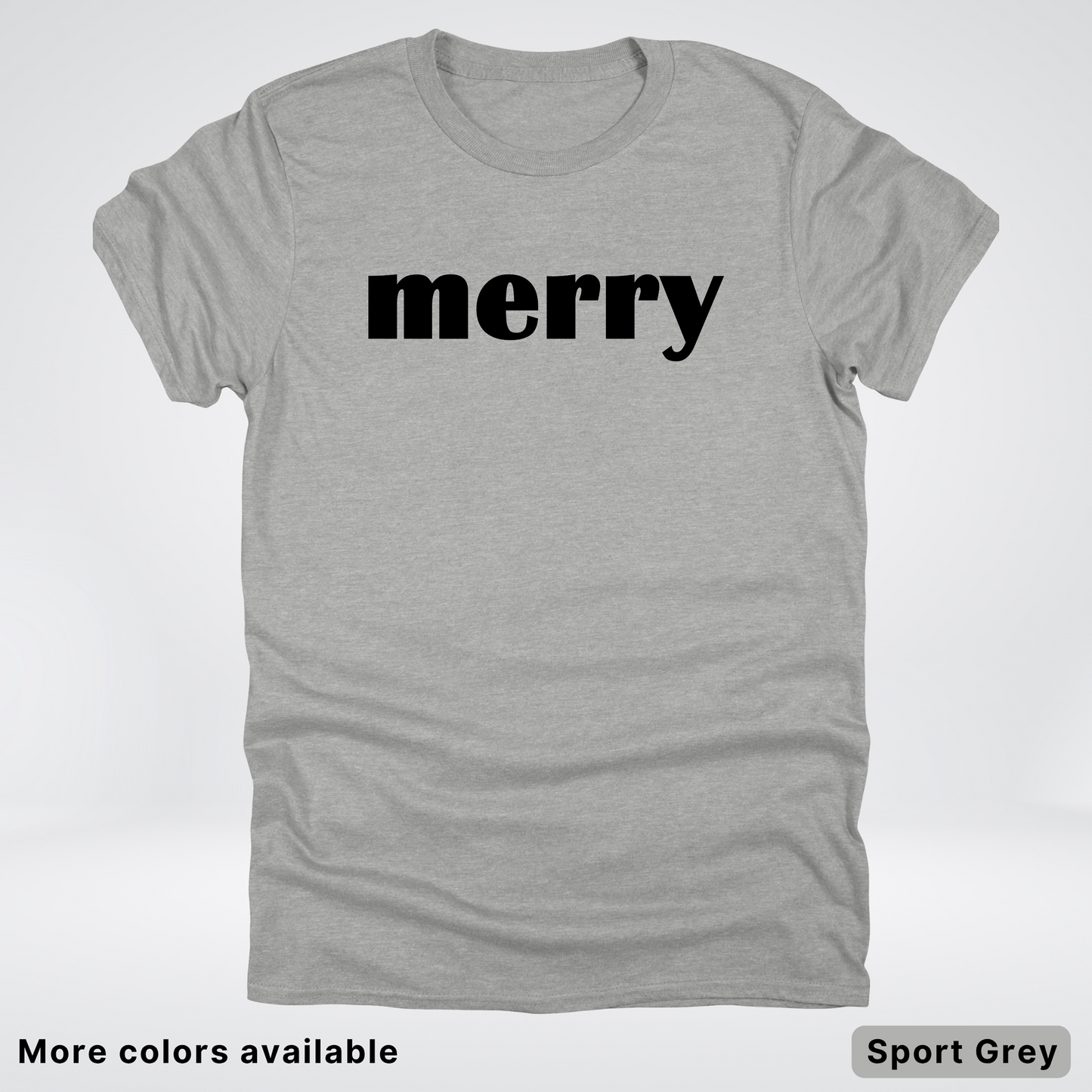 Merry - Black Design - T-Shirt