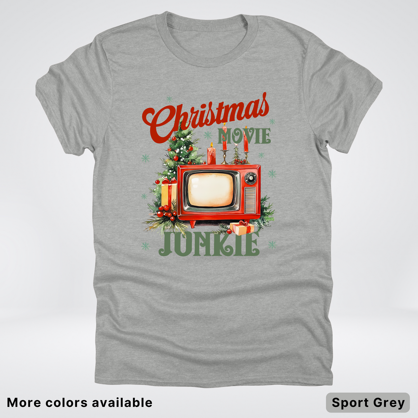 Vintage Christmas Movie Lover - T-Shirt