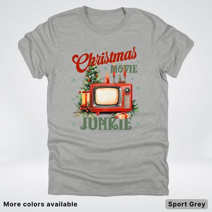 Vintage Christmas Movie Lover - T-Shirt