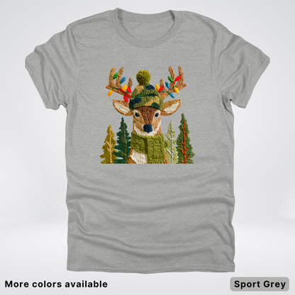 Ornament Antler Reindeer Hook Yard Faux - T-Shirt