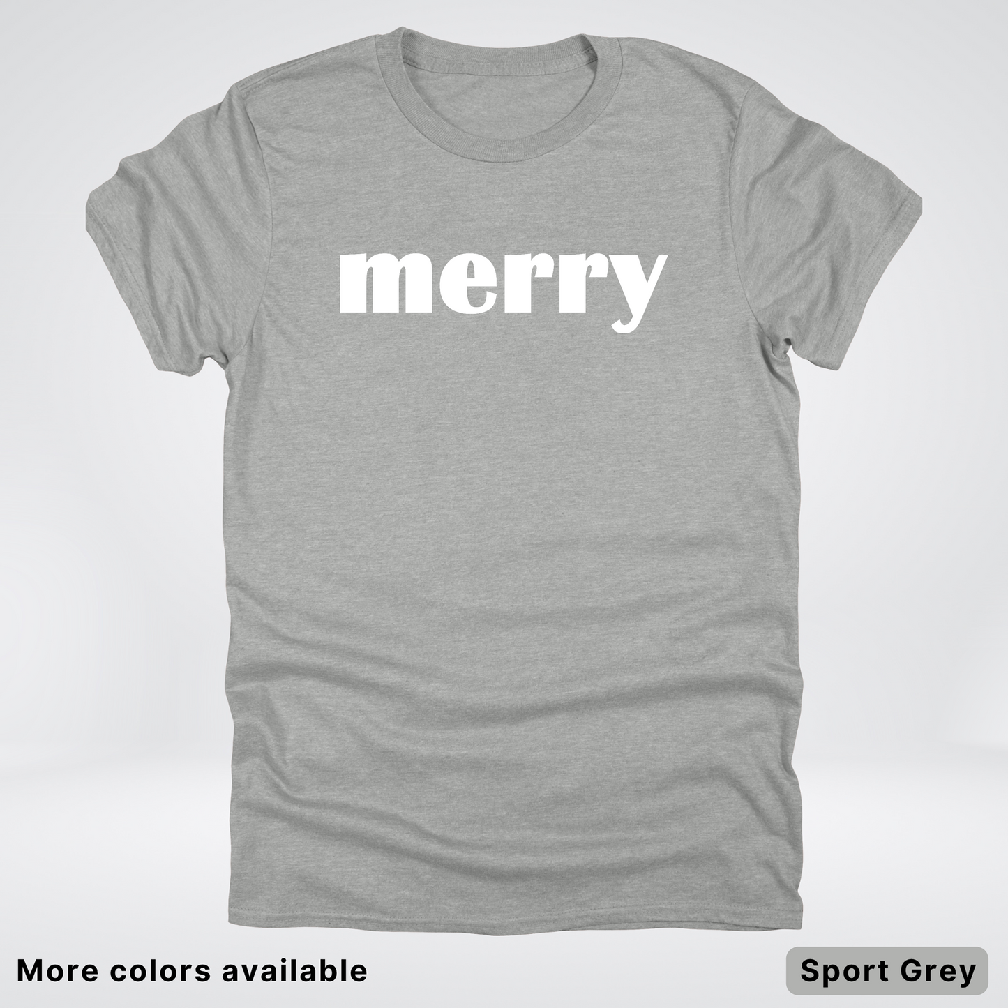 Merry - White Design - T-Shirt