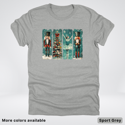 Vintage Nutcracker Ballet Panel - T-Shirt