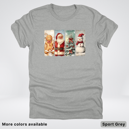 Vintage Christmas Quartet - T-Shirt