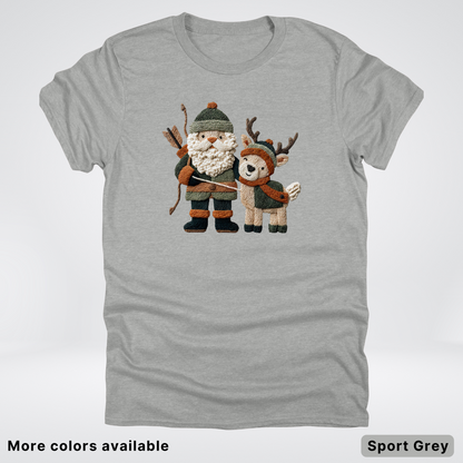Hook Yard Faux Woodland Christmas Duo - T-Shirt