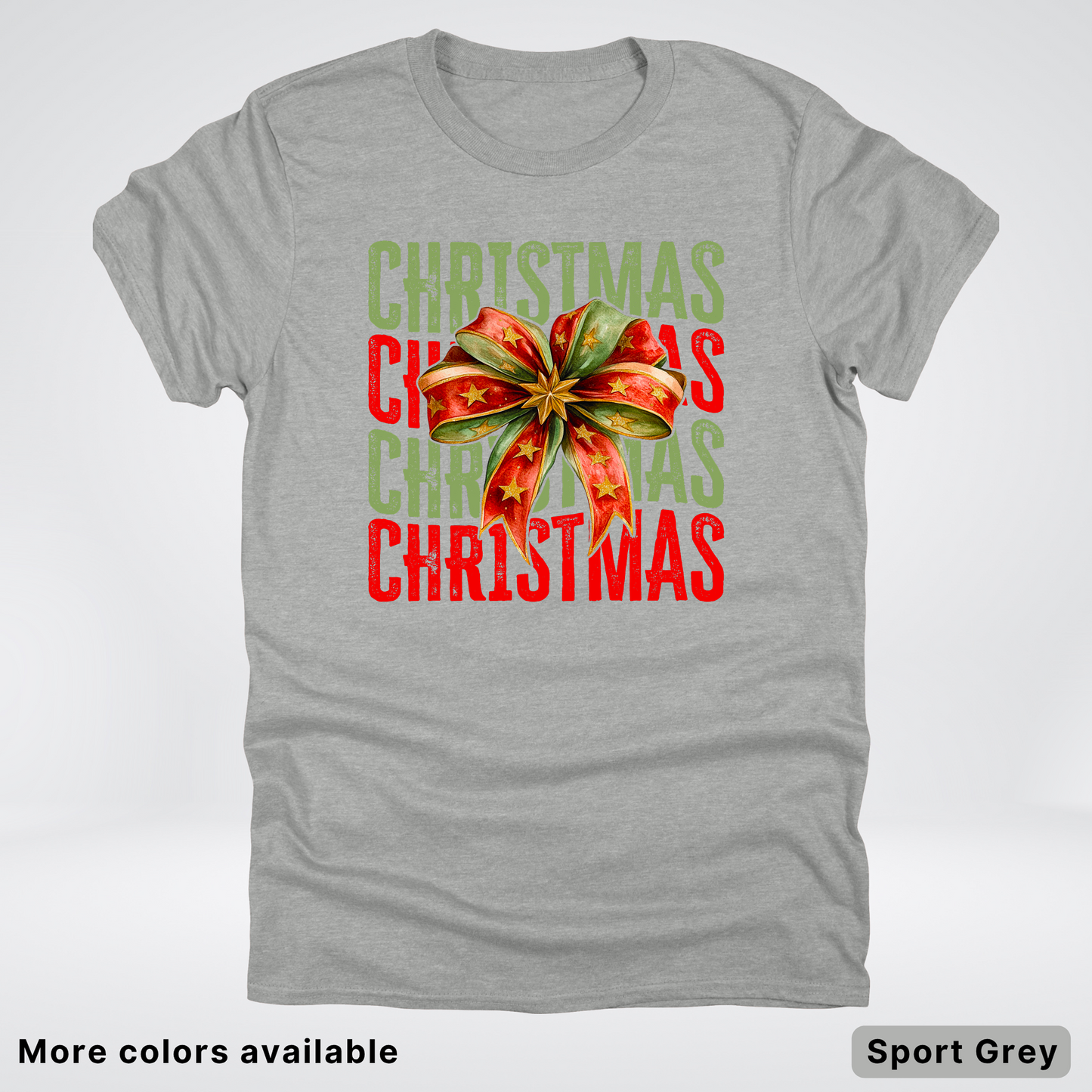 Christmas Star Bow - T-Shirt