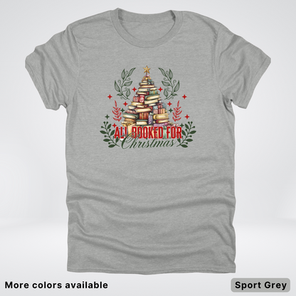 All Booked For Christmas - T-Shirt