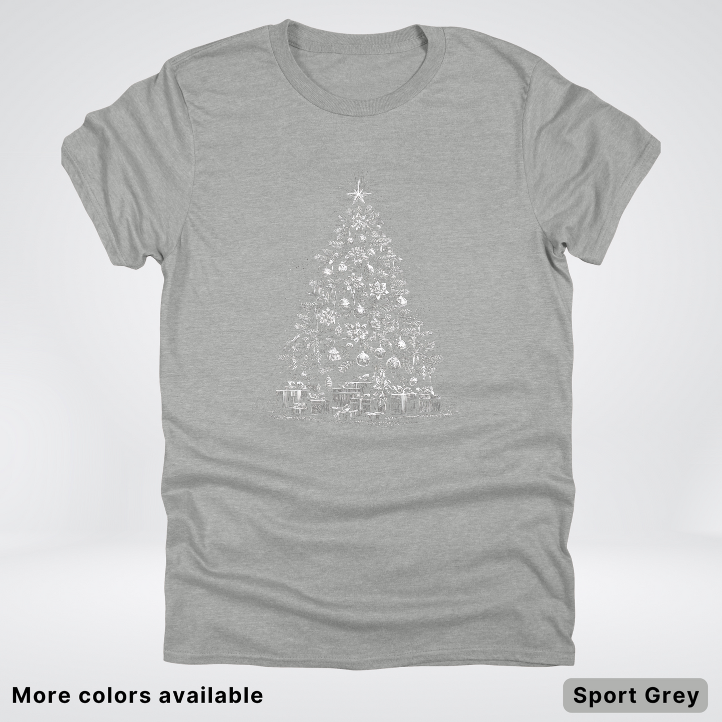 Classic Christmas Tree with Gifts - T-Shirt