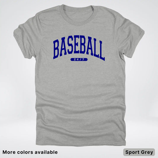 Baseball 24/7 – Navy Design - T-Shirt