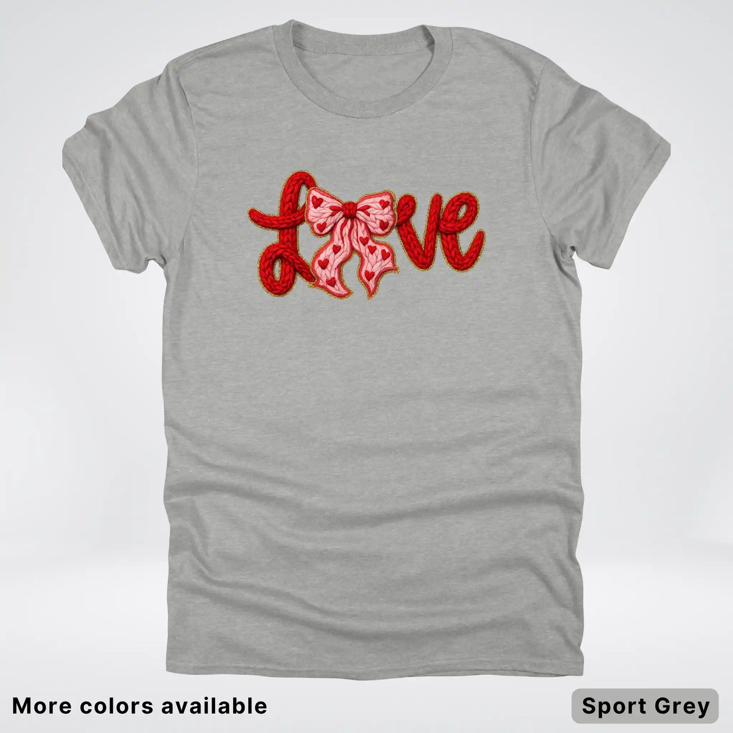 Love Bow Hook Yard Faux - T-Shirt