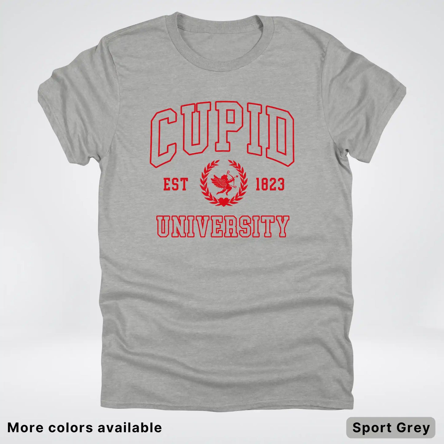 Cupid University Est 1823 - Red Design - T-Shirt