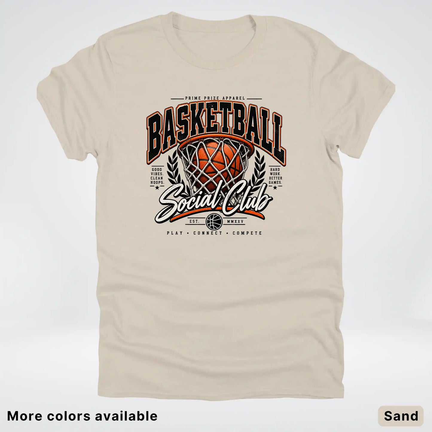 Basketball Social Club – Vintage Court T-Shirt
