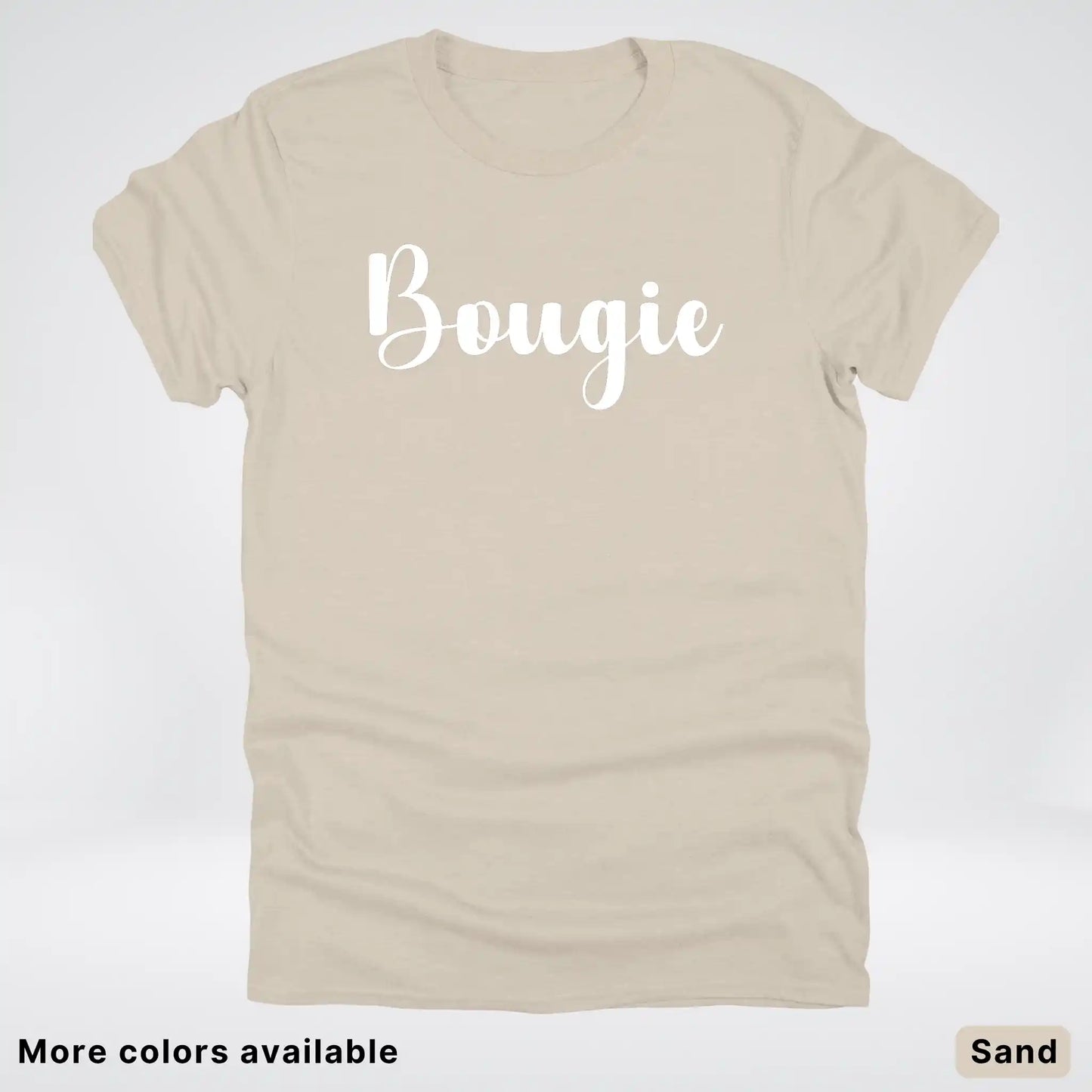 Bougie - White Design T-Shirt