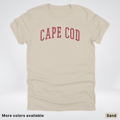 Cape Cod Destination - Red Design - T-Shirt