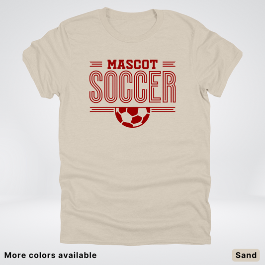 Custom Mascot – Maroon Design 24 - Soccer T-Shirt