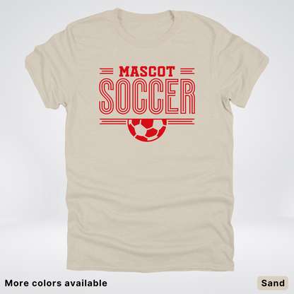 Custom Mascot – Red Design 18 - Soccer T-Shirt
