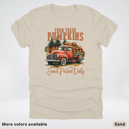 Farm Fresh Pumpkins Hand Picked Daily T-Shirt