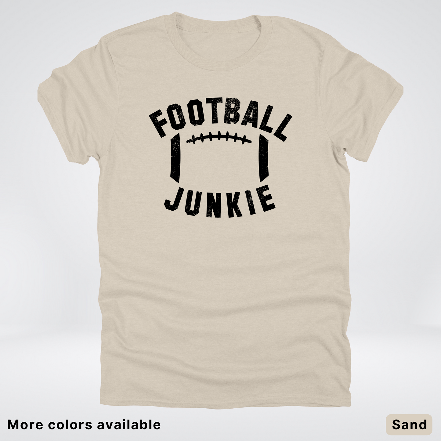 Football Junkie – Black Design - T-Shirt