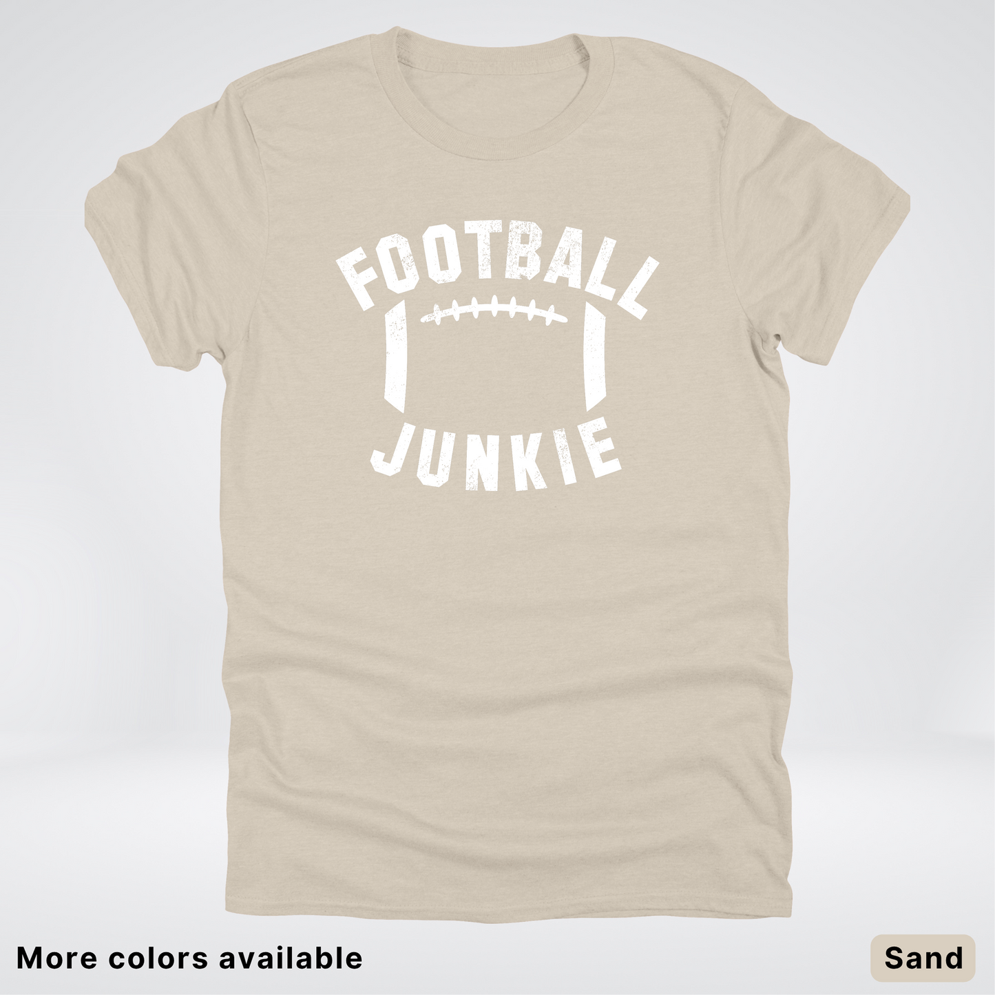 Football Junkie – White Design - T-Shirt