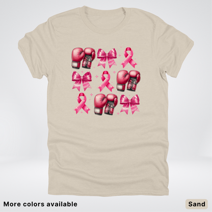 Boxing Coquette Pink Ribbon Pink Out - T-Shirt