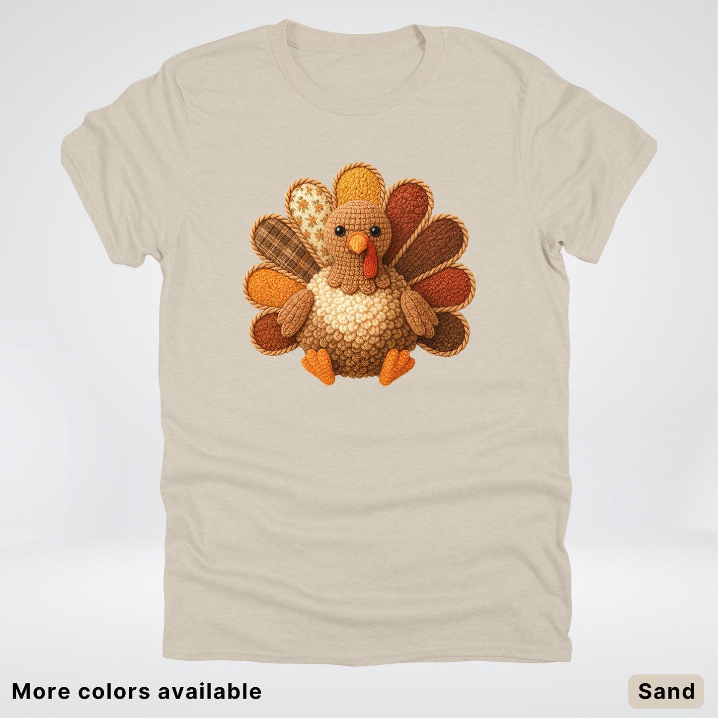 Turkey Crochet Thanksgiving Fall - T-Shirts
