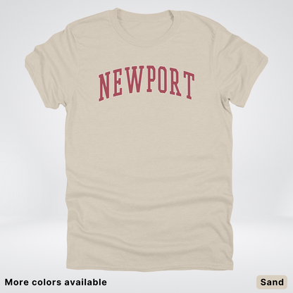 Newport Destination - Red Design - T-Shirt