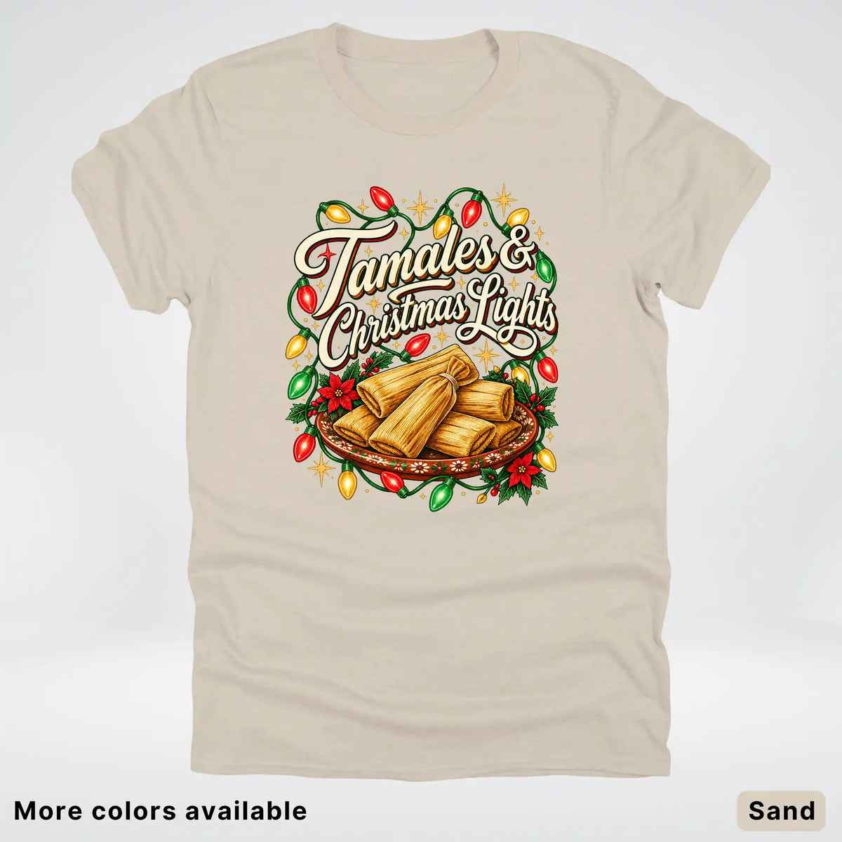 Tamales & Christmas Lights T-Shirt