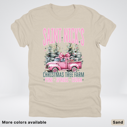 Saint Nick's Christmas Tree Farm - T-Shirt