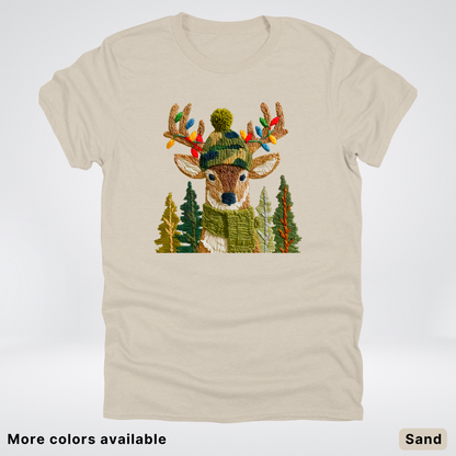 Ornament Antler Reindeer Hook Yard Faux - T-Shirt
