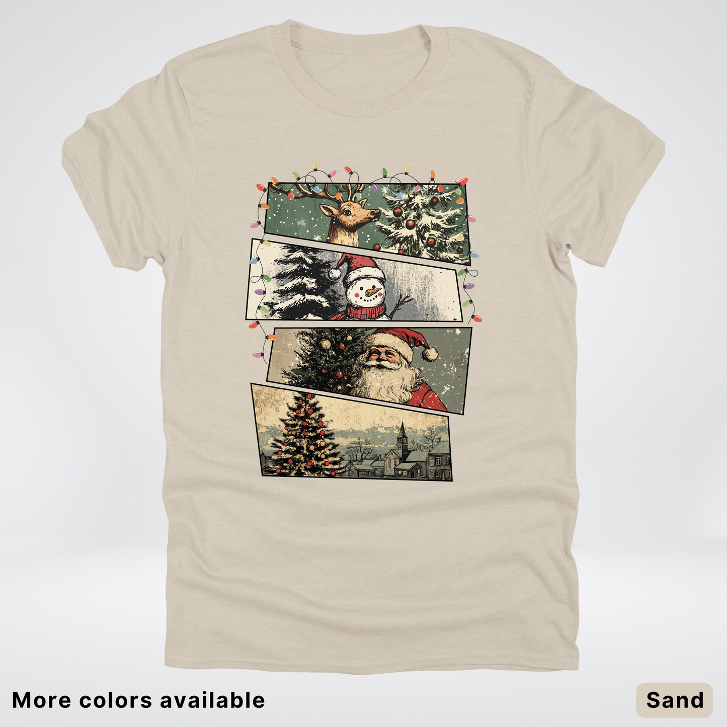 Retro Holiday Collage - T-Shirt