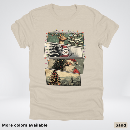 Retro Holiday Collage - T-Shirt
