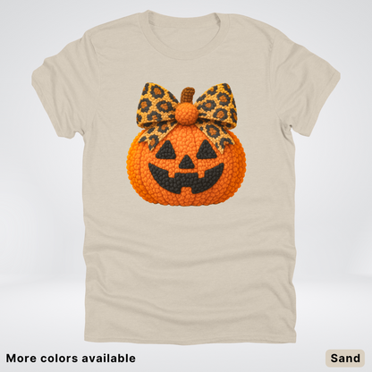 Coquette Crochet Pumpkin - T-Shirt
