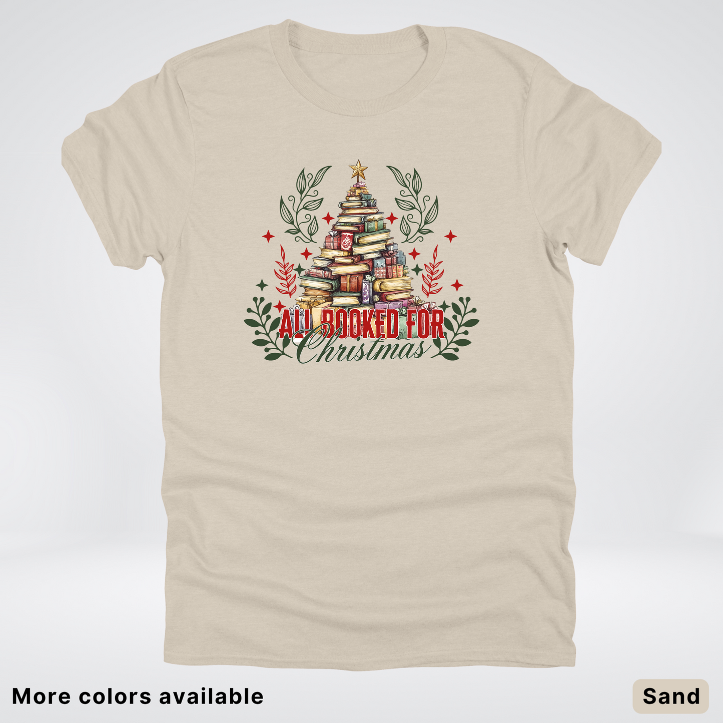 All Booked For Christmas - T-Shirt