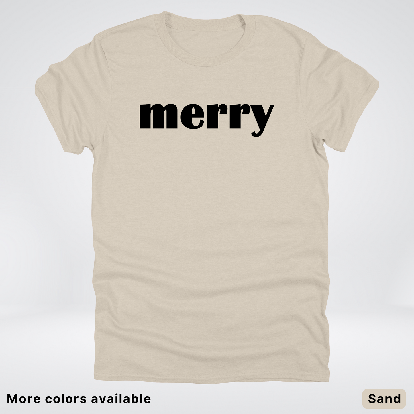 Merry - Black Design - T-Shirt