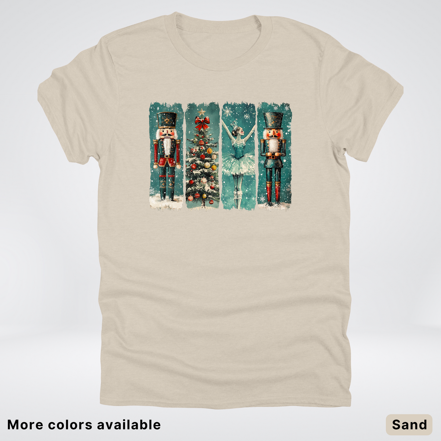 Vintage Nutcracker Ballet Panel - T-Shirt