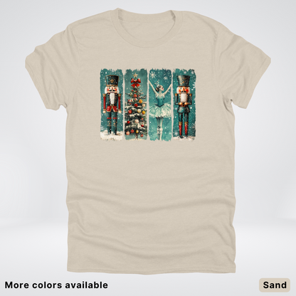 Vintage Nutcracker Ballet Panel - T-Shirt