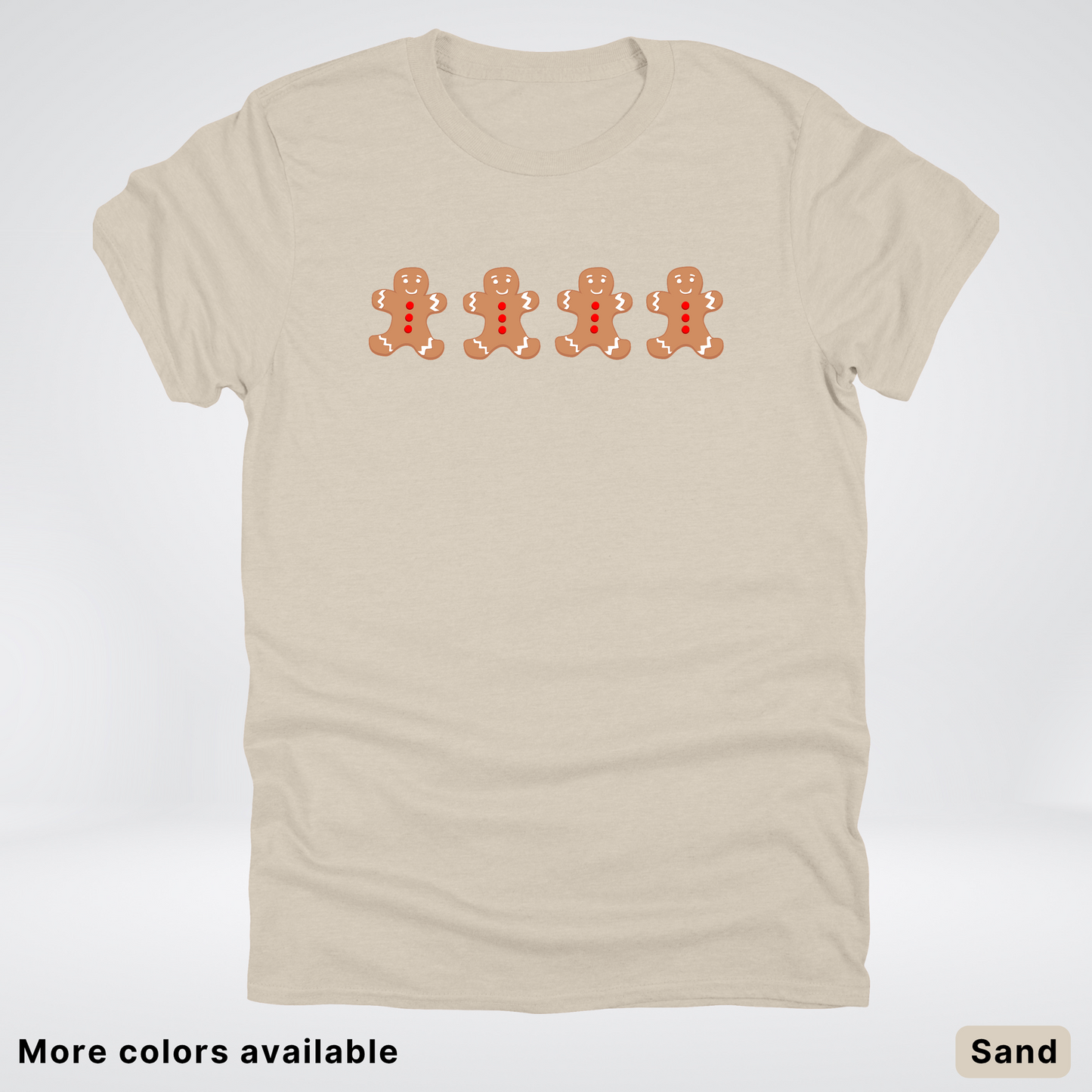 4 Gingerbread Men - T-Shirt